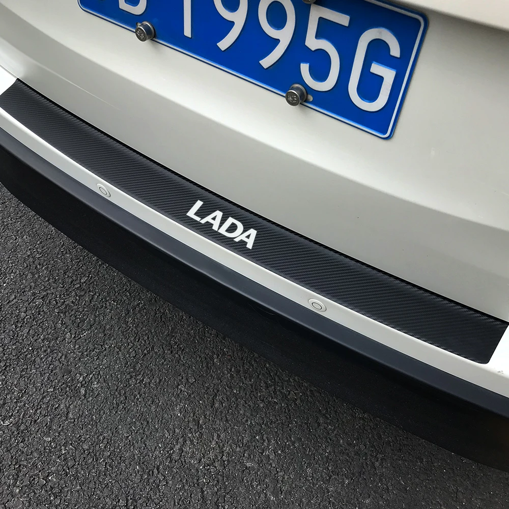 Автомобильный Стайлинг наклейка на задний бампер для Lada Vesta Xray Largus Granta Niva