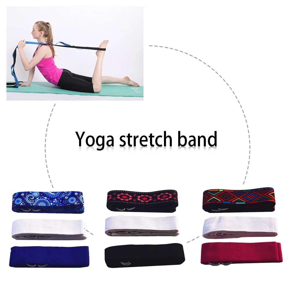 New 3PCS Women Yoga Stretch Strap Resistance Fitness Bands Yoga Belt Printed D-Ring Buckle Belt Gym Exercise Rope Waist Leg
New 3PCS Women Yoga Stretch Strap Resistance Fitness Bands Yoga Belt Printed D-Ring Buckle Belt Gym Exercise Rope Waist Leg