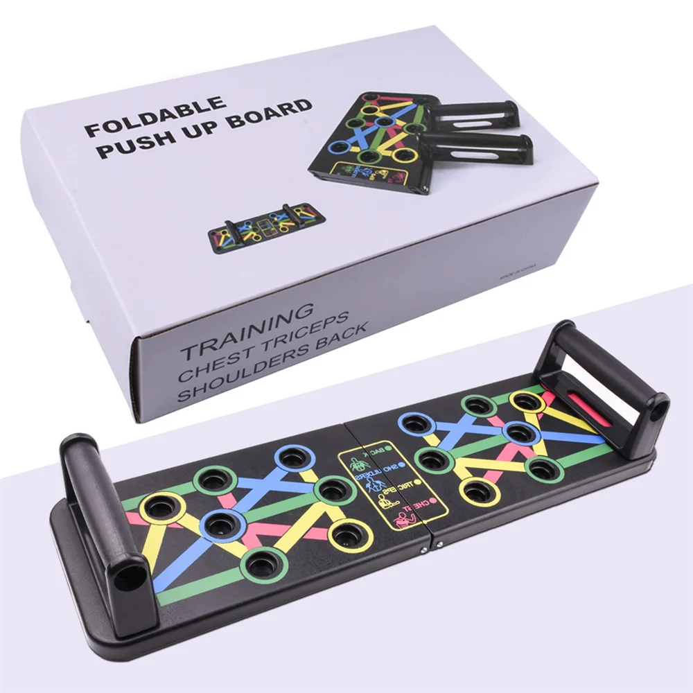 Folding Push Up Rack Board ABS Training Sport Workout Gym Fitness Equipment Push Up Stand for Abdominal Muscle Building Exercise
Folding Push Up Rack Board ABS Training Sport Workout Gym Fitness Equipment Push Up Stand for Abdominal Muscle Building Exercise