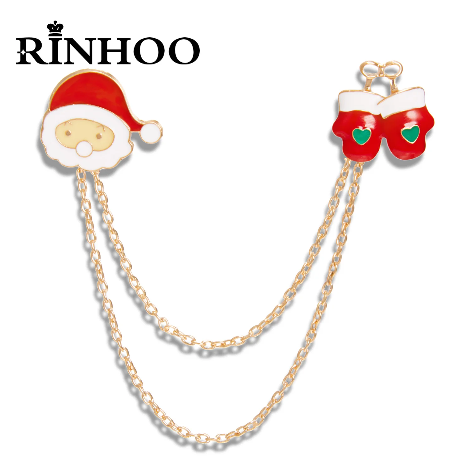 Rinhoo Merry Christmas Brooch Xmas Chain Tassel Cute Santa Claus Gloves Enamel Badge Small Lapel Pin New Year Party Gift Jewelry
Rinhoo Merry Christmas Brooch Xmas Chain Tassel Cute Santa Claus Gloves Enamel Badge Small Lapel Pin New Year Party Gift Jewelry