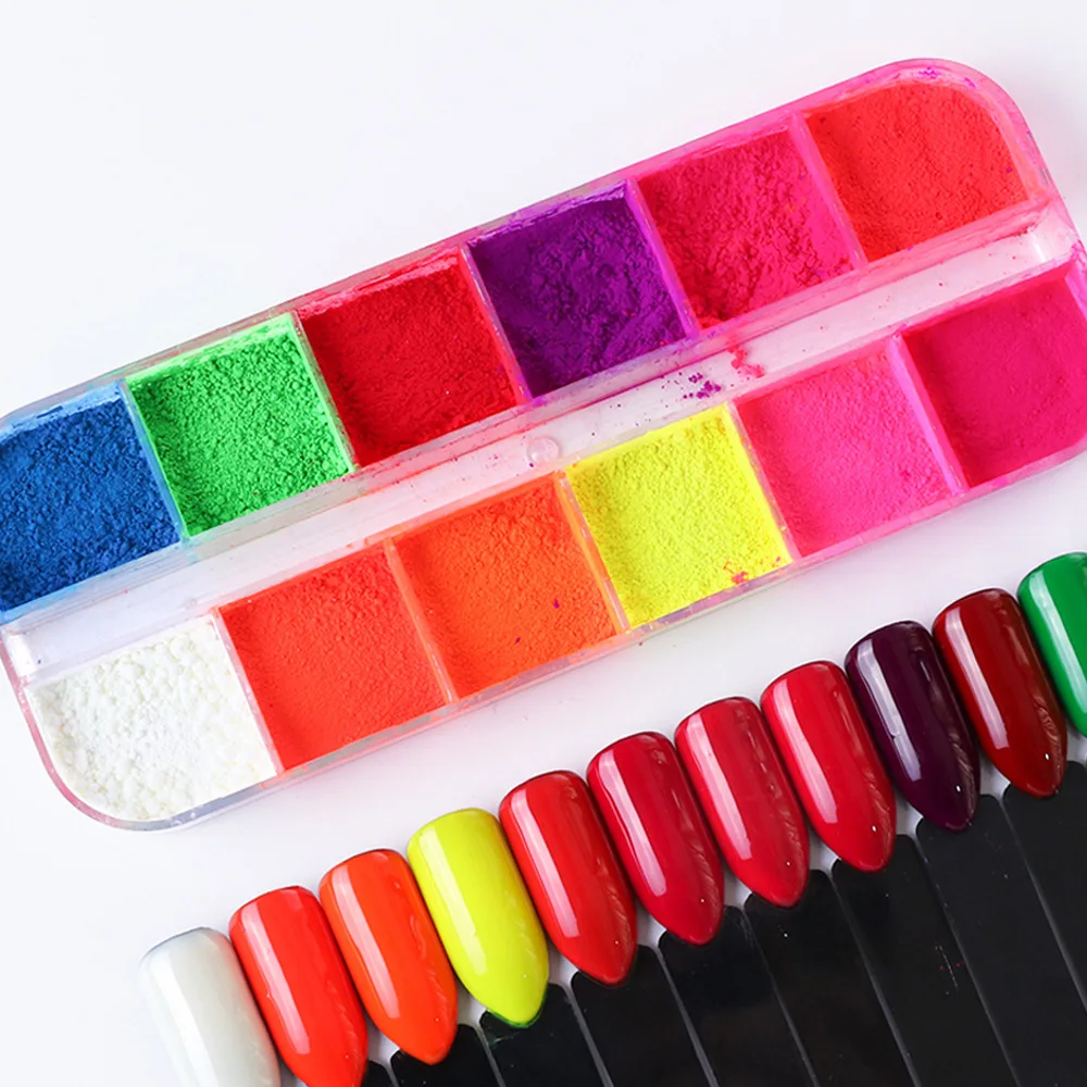 12Colors/Set Mixed Color Neon Nail Powder Pigment Matte Mineral Sequin Nail Art Waterproof Cosmetics Set
12Colors/Set Mixed Color Neon Nail Powder Pigment Matte Mineral Sequin Nail Art Waterproof Cosmetics Set