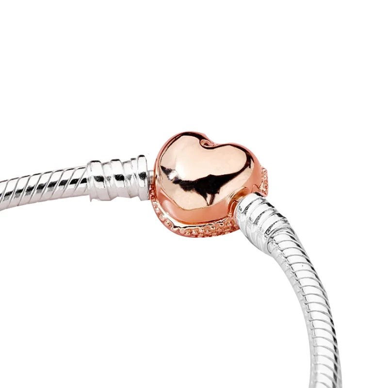 Base Chain Love Shaped Snake Chain Bracelet Fit Original Bead Charm DIY Bead Bangles Jewelry Fashion Women Bracelet Gift
Base Chain Love Shaped Snake Chain Bracelet Fit Original Bead Charm DIY Bead Bangles Jewelry Fashion Women Bracelet Gift