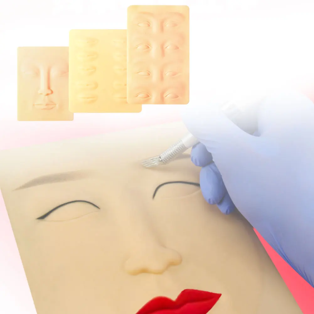 Tattoo Practice Skin Face Silicone Permanent Makeup Beginners Tattoo Fake Skins Face Practice Microblading Tattoo Supplies Tool
Tattoo Practice Skin Face Silicone Permanent Makeup Beginners Tattoo Fake Skins Face Practice Microblading Tattoo Supplies Tool