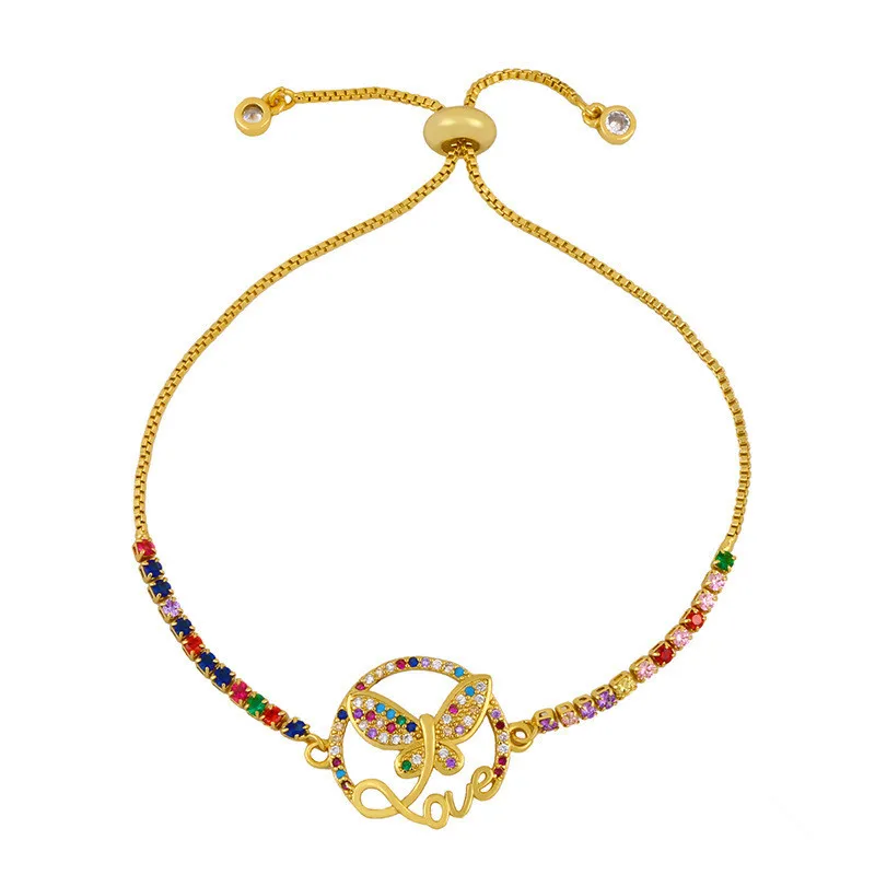 1pcs Tiny Trendy Cubic Zirconia Crystal Hot Butterfly Bracelet Luxury Cz Stone Rose Gold Adjustable Bracelet For Women Jewellery
1pcs Tiny Trendy Cubic Zirconia Crystal Hot Butterfly Bracelet Luxury Cz Stone Rose Gold Adjustable Bracelet For Women Jewellery