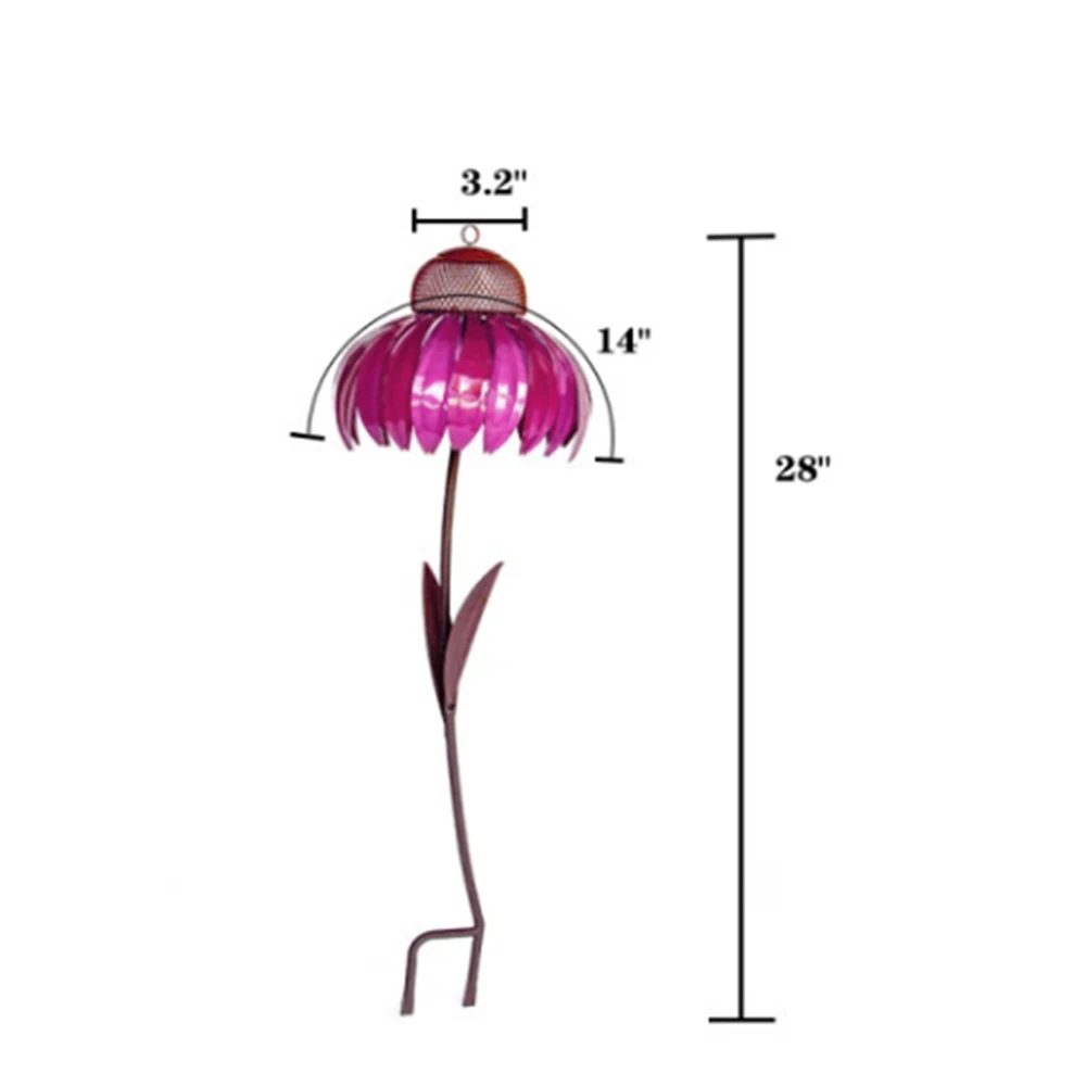 Rust Resistant Garden Art Metal Red Standing Bird Feeder With Stand Beautiful Detachable Flower Outdoor Garden Stakes Decor
Rust Resistant Garden Art Metal Red Standing Bird Feeder With Stand Beautiful Detachable Flower Outdoor Garden Stakes Decor
