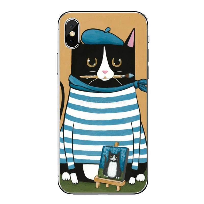 Accessories Cover Case Cute Latte Acrylic Cat For Xiaomi Mi 11 Note 10 10T 9 9T 8 Pro A2 Lite A3 A1 Poco F1 F2 M3 X3 NFC | Мобильные