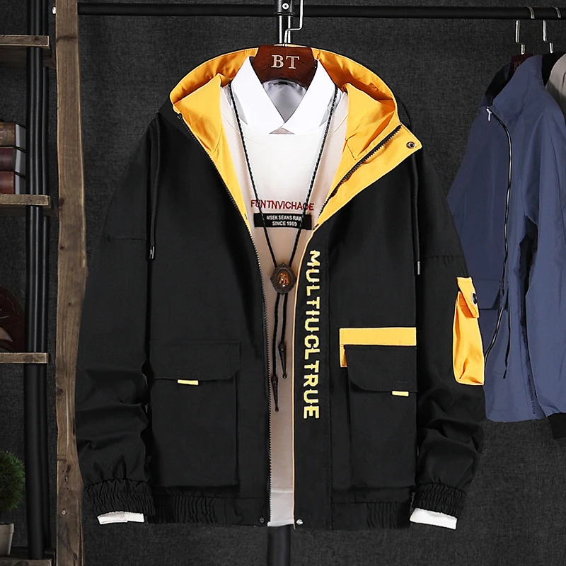 Spring and autumn men's tooling jacket new casual loose student hooded jacket men's fashion trend high-quality men's clothing
Spring and autumn men's tooling jacket new casual loose student hooded jacket men's fashion trend high-quality men's clothing