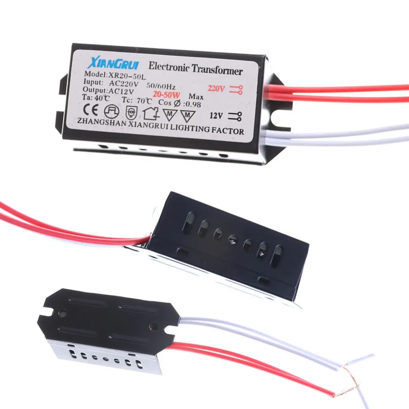 1PC AC 220V to 12V 20-50W LED Lighting Transformator Halogen Lamp Electronic Transformer LED Driver Power Supply
1PC AC 220V to 12V 20-50W LED Lighting Transformator Halogen Lamp Electronic Transformer LED Driver Power Supply