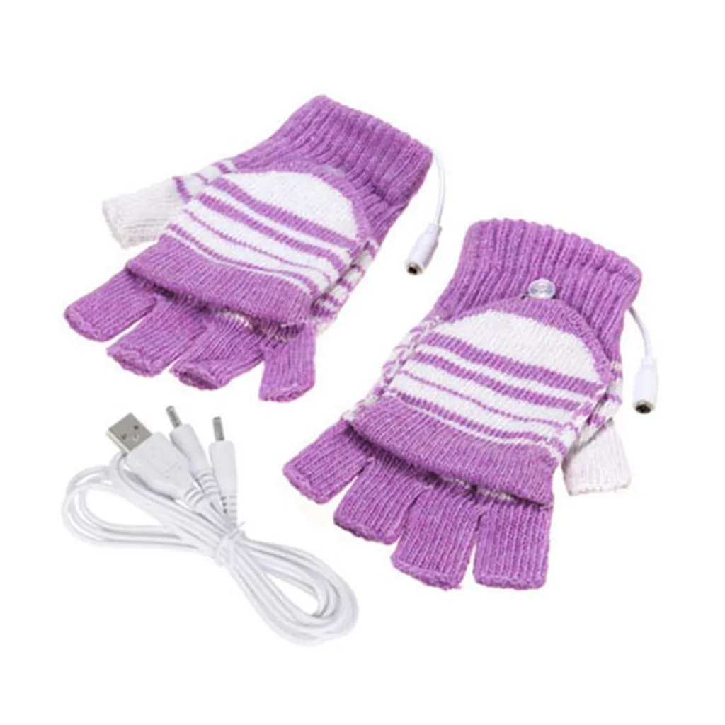 Winter USB Heated Gloves Outdoor Multi-function Electric Knitting Heated Gloves Hot Hands Warm Half-finger Gloves
Winter USB Heated Gloves Outdoor Multi-function Electric Knitting Heated Gloves Hot Hands Warm Half-finger Gloves
