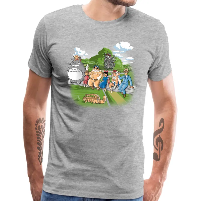 Popular Anime T Shirt Men Ghibli Workers Printed On Tshirt Mononoke 100% Cotton Mens Tees Neighbor Totoro T-Shirts Summer New 
Popular Anime T Shirt Men Ghibli Workers Printed On Tshirt Mononoke 100% Cotton Mens Tees Neighbor Totoro T-Shirts Summer New