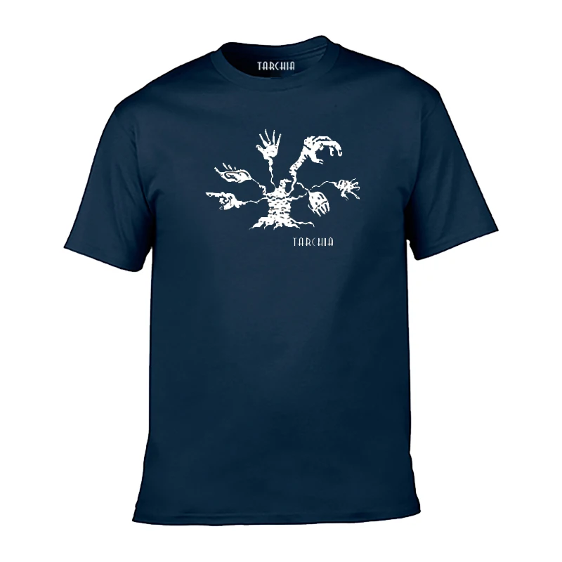 TARCHIA 2021 хлопок полотенце для рук дерево Slim Fit Футболка Homme топ с длинными рукавами