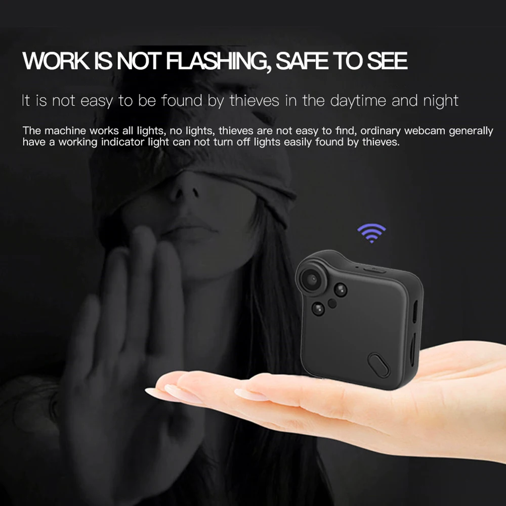 HD 1080P WiFi Camera mini wireless Security Camera Night Vision surveillance Motion Detection Home Camera Sensor Camcorder
HD 1080P WiFi Camera mini wireless Security Camera Night Vision surveillance Motion Detection Home Camera Sensor Camcorder