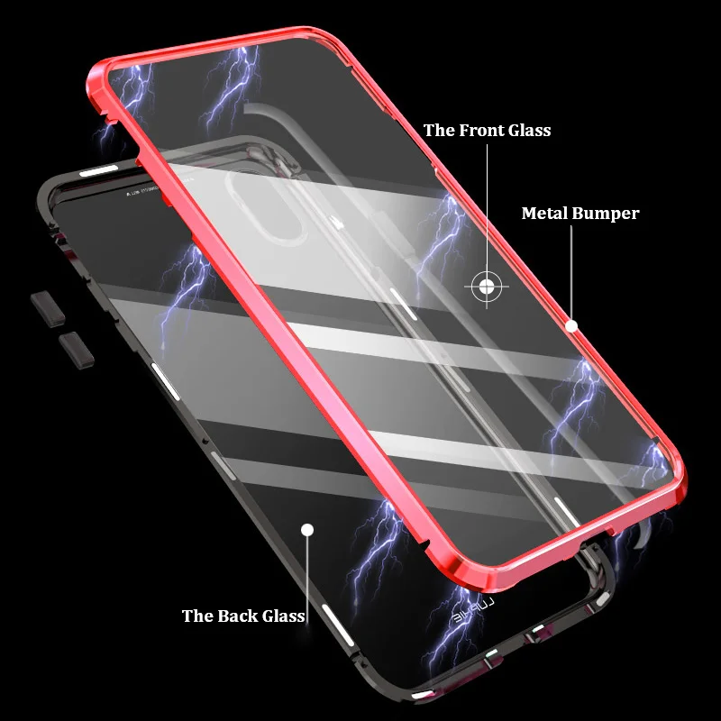 Front Back Glass Case for iPhone 11 Pro Max iPhone12 Magnetic 360 Full Body Protection Aluminum Metal Funny Cover Shockproof
Front Back Glass Case for iPhone 11 Pro Max iPhone12 Magnetic 360 Full Body Protection Aluminum Metal Funny Cover Shockproof