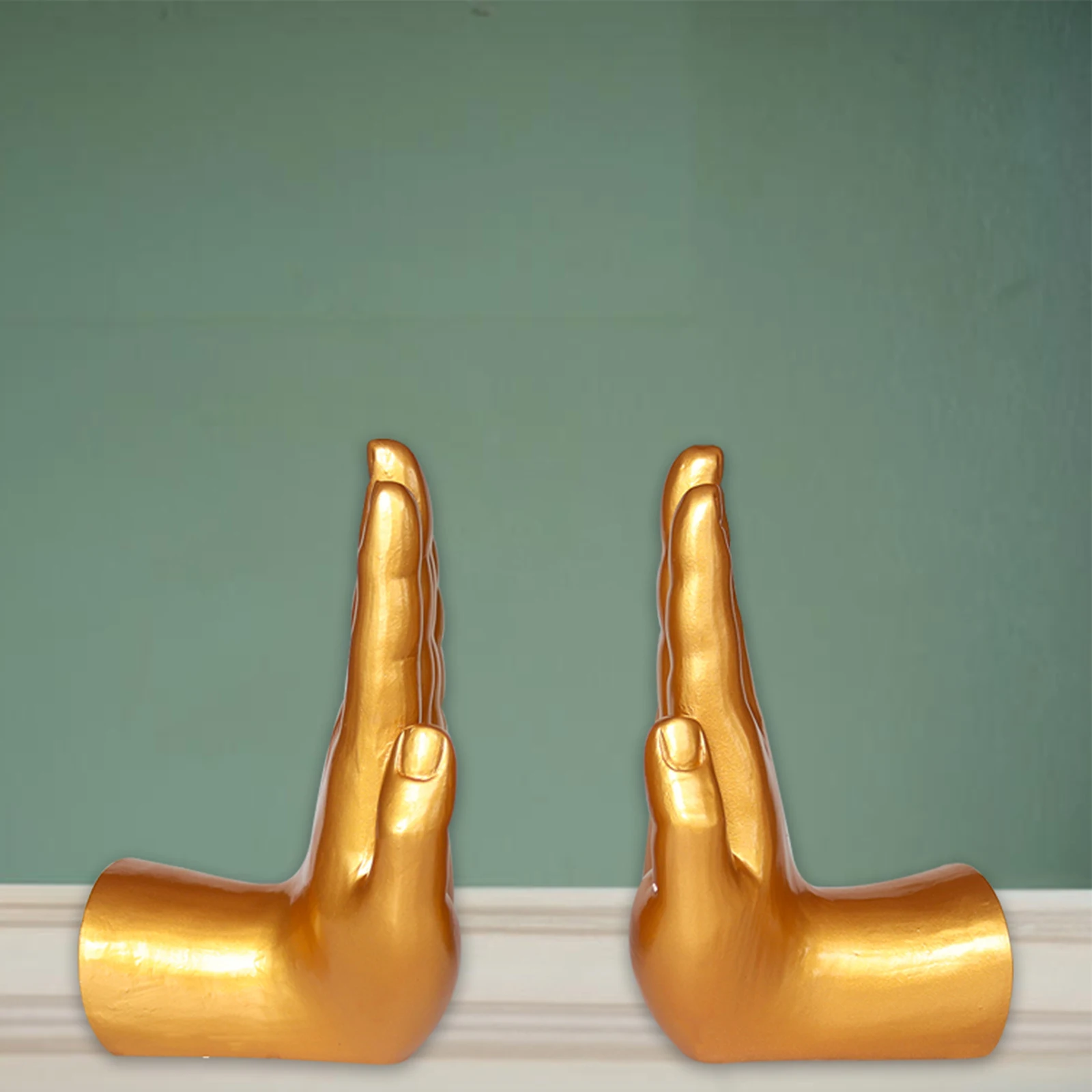 1 Pair Human Hand Gesture Sculpture Photo Props Statue Home Decor Bookshelf Ornament Collectible Figurines 
1 Pair Human Hand Gesture Sculpture Photo Props Statue Home Decor Bookshelf Ornament Collectible Figurines