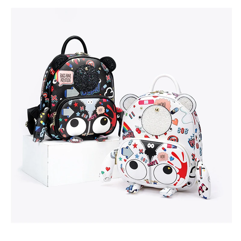 мода Женский кожаный рюкзак с принтом «Медведь» милый рюкзак школьный сумки для женщин Рюкзаки сумка pоскошь
мода Женский кожаный рюкзак с принтом «Медведь» милый рюкзак школьный сумки для женщин Рюкзаки сумка pоскошь