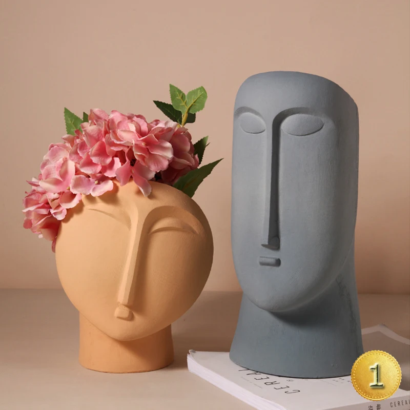 Nordic Creative Face Ceramic Vase Home Decore Living Room Art Entrance TV Cabinet Home Decoration Minimalist Decor Aesthetic
Nordic Creative Face Ceramic Vase Home Decore Living Room Art Entrance TV Cabinet Home Decoration Minimalist Decor Aesthetic
