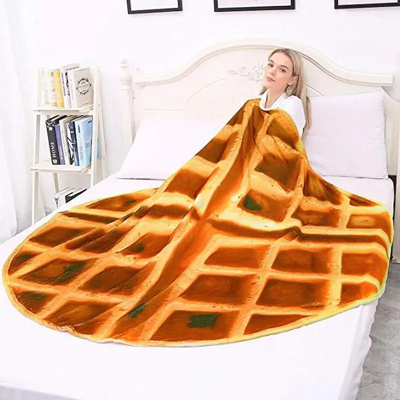 J Home Textile Finished Blanket Comfort Food Creations Waffles Wrap Blanket Perfectly Round Pizza Throw
J Home Textile Finished Blanket Comfort Food Creations Waffles Wrap Blanket Perfectly Round Pizza Throw