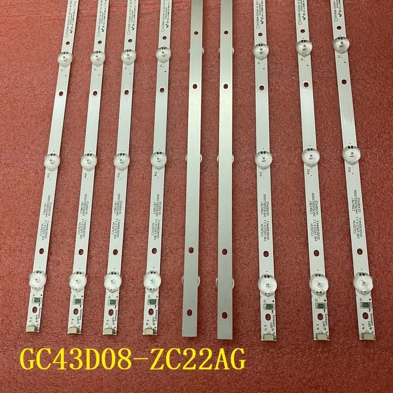 3pcs/set LED backlight strip for Samsung UE43J5202 UE43J5272 GC43D08-ZC22AG-13 14 15 17 23 HV430FHD-NLA 303GC430044 303GC430043 |