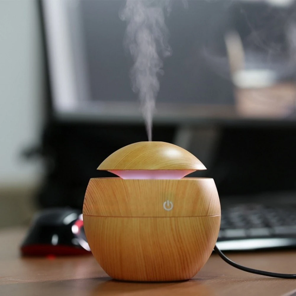 130ML USB Aroma Essential Oil Diffuser Ultrasonic Air Humidifier Mini Mist Maker Aroma Diffuser Home Office 7 Color LED Light
130ML USB Aroma Essential Oil Diffuser Ultrasonic Air Humidifier Mini Mist Maker Aroma Diffuser Home Office 7 Color LED Light