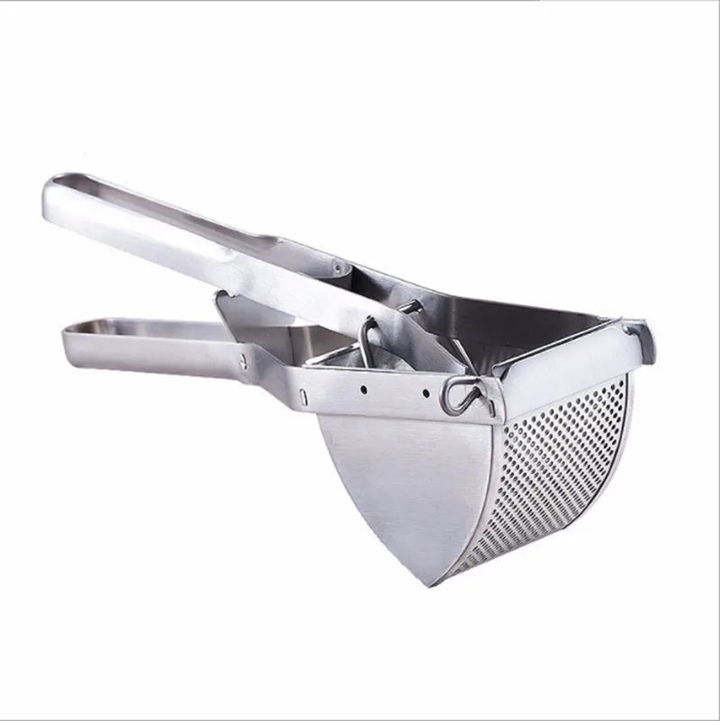 Stainless steel potato masher, potato masher, heavy-duty potato masher, baby food, fruit and vegetable juicer
Stainless steel potato masher, potato masher, heavy-duty potato masher, baby food, fruit and vegetable juicer