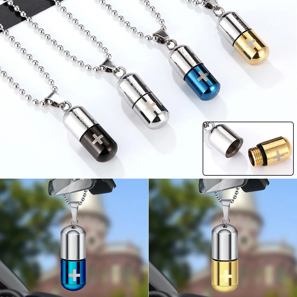 Car Air Freshener Empty Capsule Bottle Hanging Perfume Bottle Pendant Essential Oil Diffuser Car Styling Interior Accessories
Car Air Freshener Empty Capsule Bottle Hanging Perfume Bottle Pendant Essential Oil Diffuser Car Styling Interior Accessories