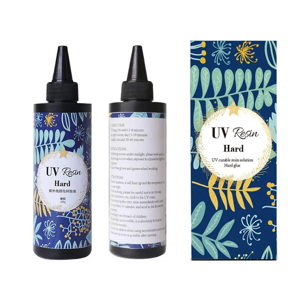 Hard Type UV Resin Glue Crystal Clear Ultraviolet Curing UV Glue Solar Cure Sunlight Activated DIY Resin Jewelry Making
Hard Type UV Resin Glue Crystal Clear Ultraviolet Curing UV Glue Solar Cure Sunlight Activated DIY Resin Jewelry Making
