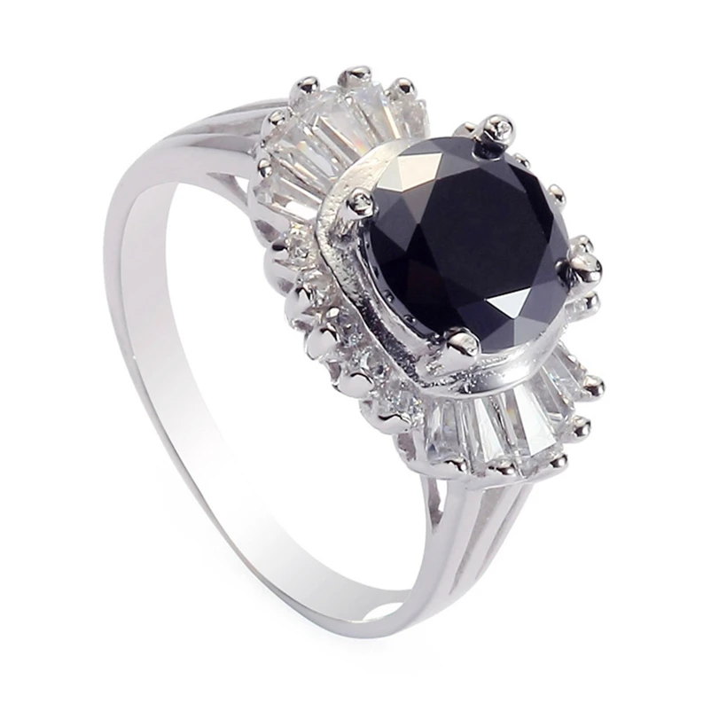 Eulonvan 925 Sterling Silver Wedding Rings Jewelry & Accessories For Women Christmas Gift Black Cubic Zirconia S-3718 Size 6 8 9
Eulonvan 925 Sterling Silver Wedding Rings Jewelry & Accessories For Women Christmas Gift Black Cubic Zirconia S-3718 Size 6 8 9