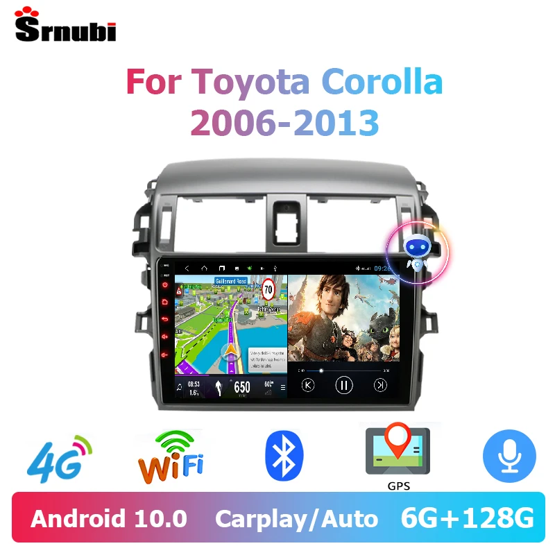 Srnubi Android 10 Car Audio Radio DVD for Toyota Corolla E140/150 2006 - 2013 Multimedia Player 2Din GPS Navigation Auto Stereo
Srnubi Android 10 Car Audio Radio DVD for Toyota Corolla E140/150 2006 - 2013 Multimedia Player 2Din GPS Navigation Auto Stereo