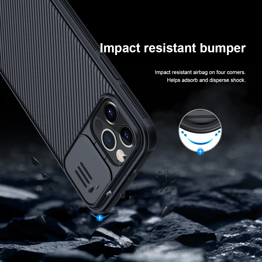 Магнитный чехол NILLKIN Camshield для iphone 13 Pro Max защита камеры 13Pro/ Mini совместим с зарядным