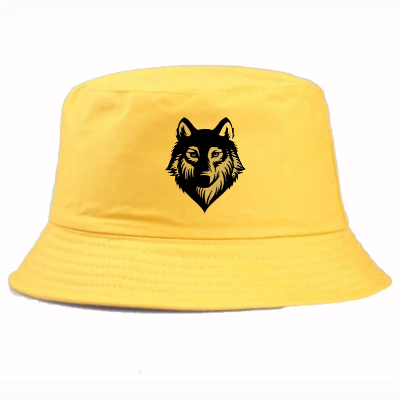 New Summer cap Wolf print Bucket Hat Summer Casual Brand Unisex fisherman hat
New Summer cap Wolf print Bucket Hat Summer Casual Brand Unisex fisherman hat