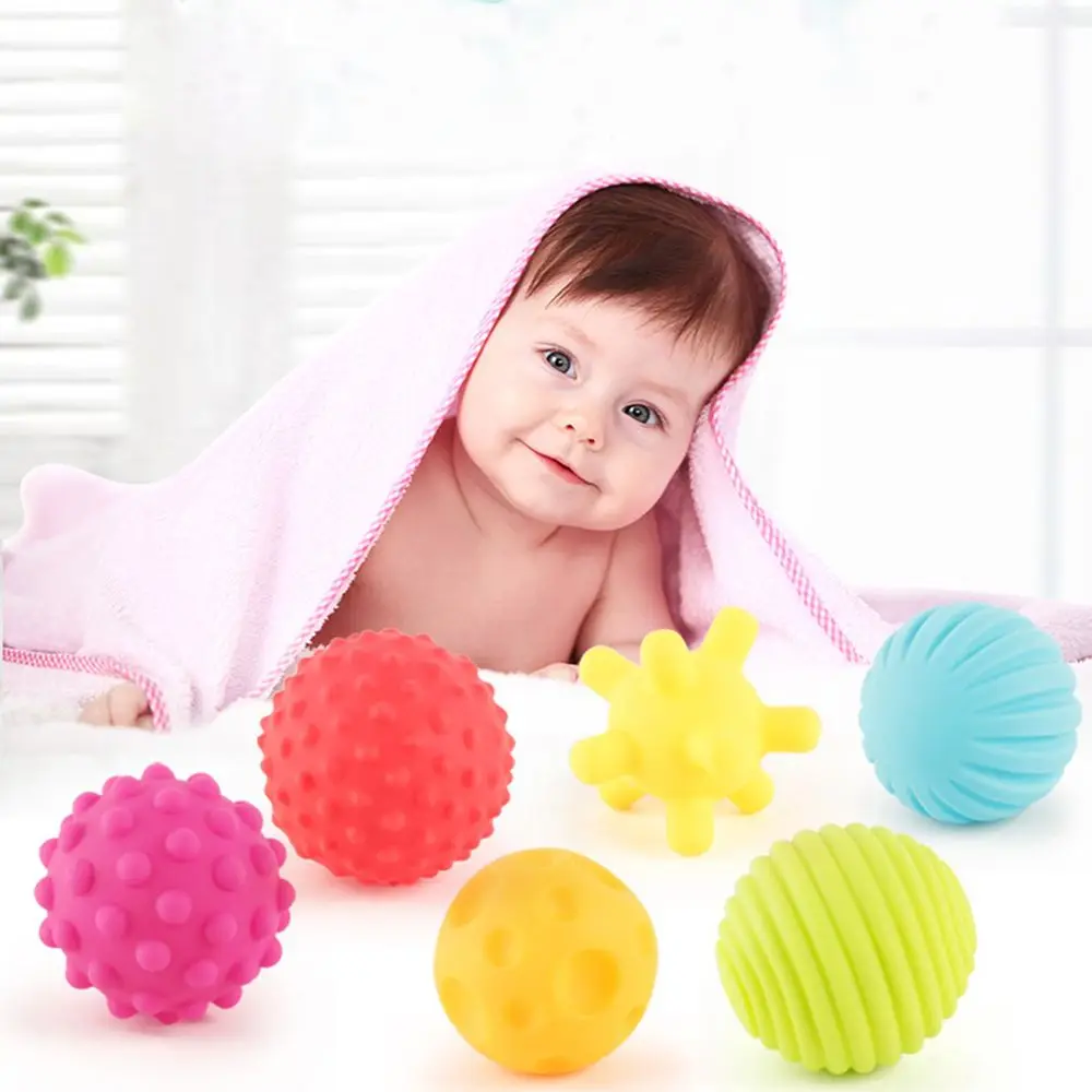 6pcs Children toys Multi Ball Set Soft Develop Baby Tactile Senses Toy Baby Touch Hand Training Massage Ball Rattle Toys
6pcs Children toys Multi Ball Set Soft Develop Baby Tactile Senses Toy Baby Touch Hand Training Massage Ball Rattle Toys
