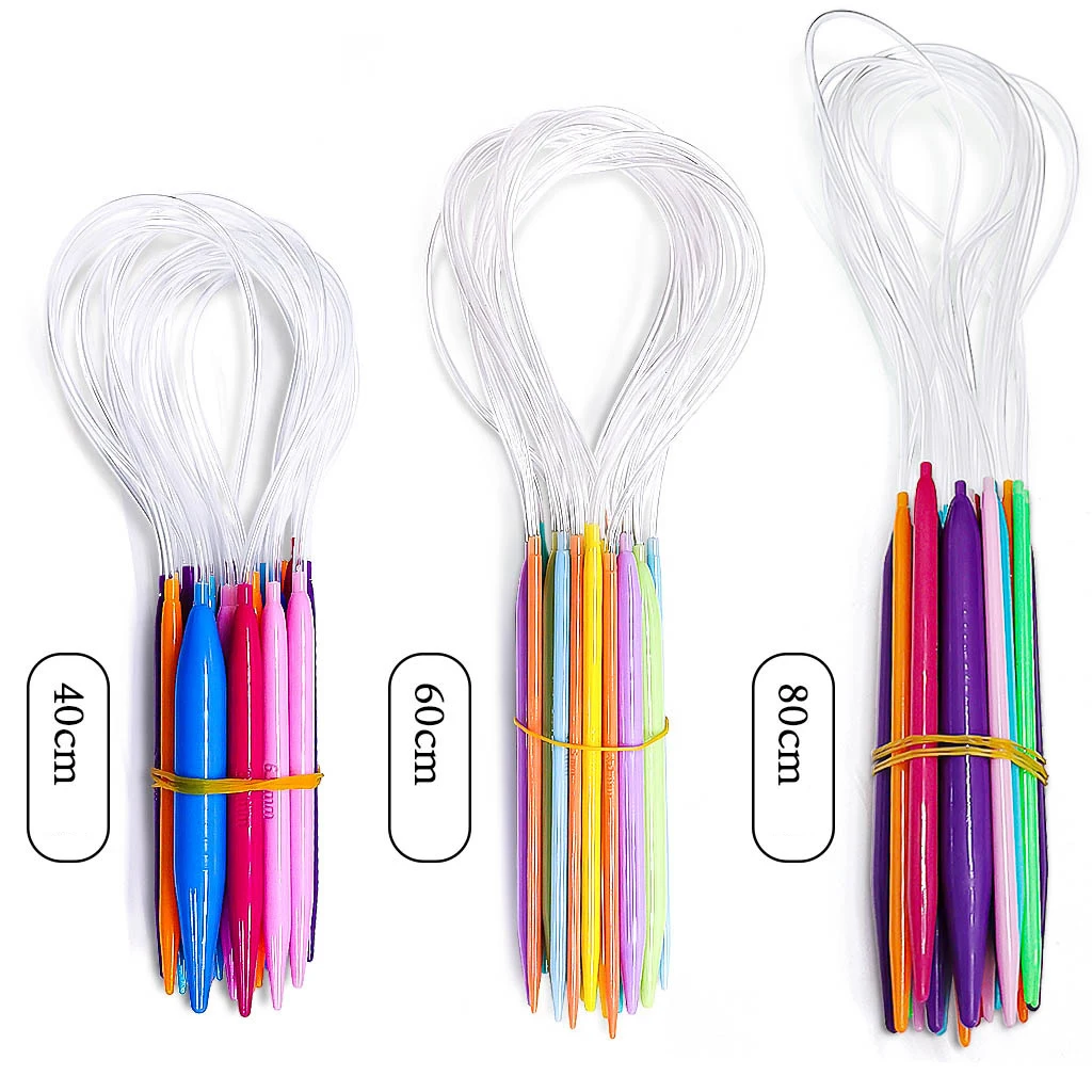 12 PCs/Set Plasticl Circular Knitting Needles Crochet Hooks Pins Needle Craft Tools 3.5-12.0mm Set For DIY Knitting Weaving
12 PCs/Set Plasticl Circular Knitting Needles Crochet Hooks Pins Needle Craft Tools 3.5-12.0mm Set For DIY Knitting Weaving