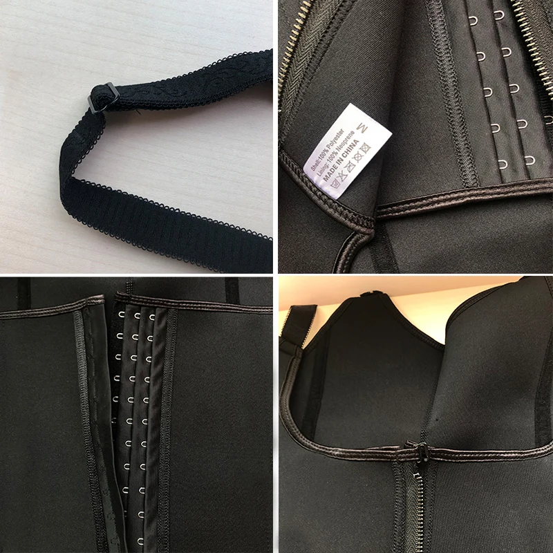 Neoprene Body Shaper Sauna Sweat Shapewear Weight Loss Corset Adjustable Vest Hook Zipper Workout Tank Top Waist Trainer Belt
Neoprene Body Shaper Sauna Sweat Shapewear Weight Loss Corset Adjustable Vest Hook Zipper Workout Tank Top Waist Trainer Belt