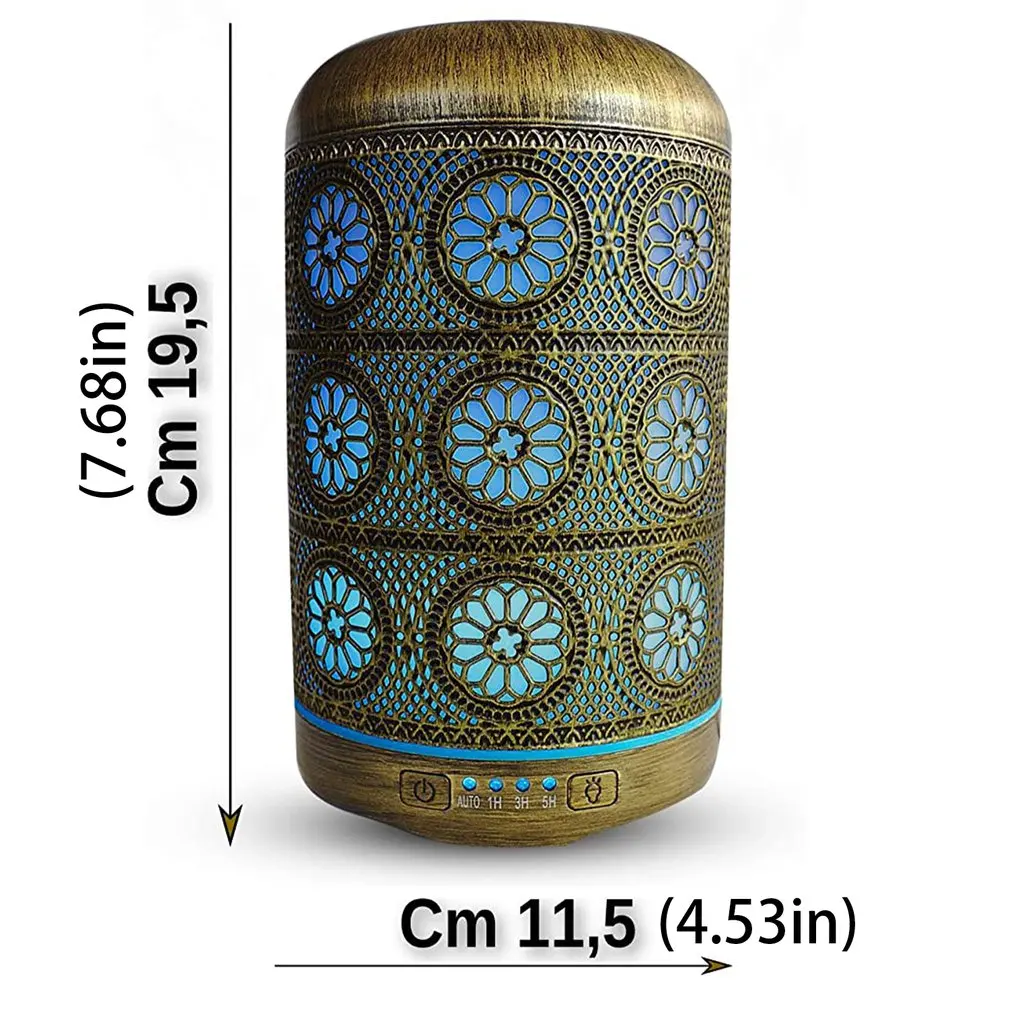 Hollow Wrought Iron Aroma Diffuser Metal Moisture Humidifier Handmade Ultrasonic Aromatherapy Electric Air Freshener
Hollow Wrought Iron Aroma Diffuser Metal Moisture Humidifier Handmade Ultrasonic Aromatherapy Electric Air Freshener