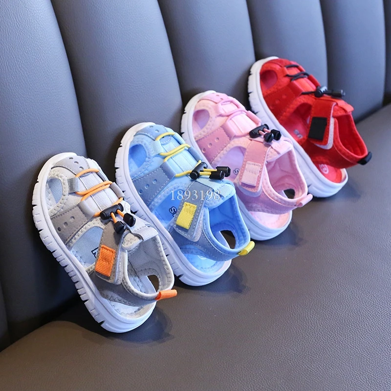 Baby Boys Girls Sport Sandals Soft Sole Children Beach Functional Toddler Anti-kick Shoes Summer Korean Kids Cloth Sandals
Baby Boys Girls Sport Sandals Soft Sole Children Beach Functional Toddler Anti-kick Shoes Summer Korean Kids Cloth Sandals