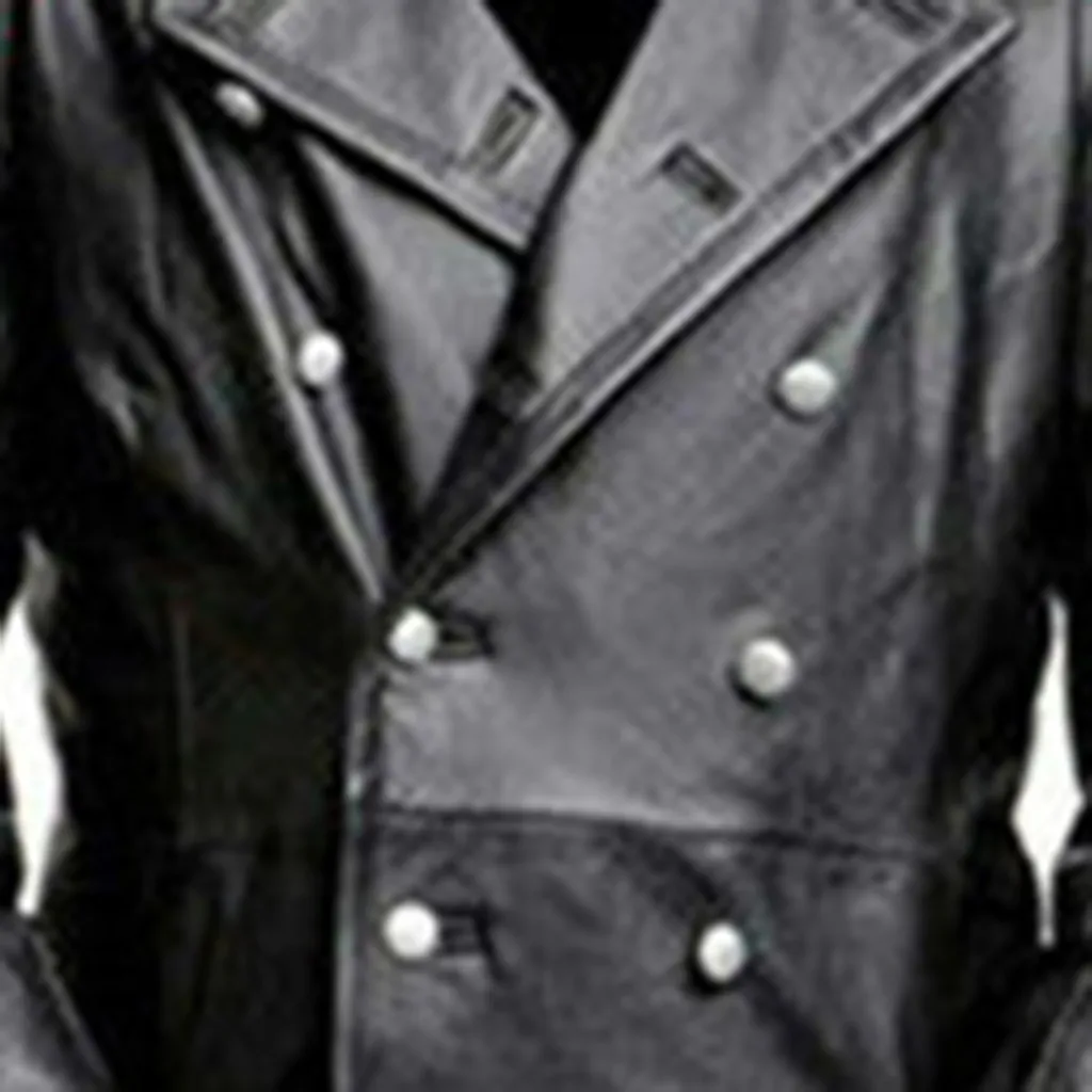 Men Medieval Vintage Jacket 2019 Pure Color Long Leather Jacket Coat Male Clothes high quality Streetwear Coat
Men Medieval Vintage Jacket 2019 Pure Color Long Leather Jacket Coat Male Clothes high quality Streetwear Coat