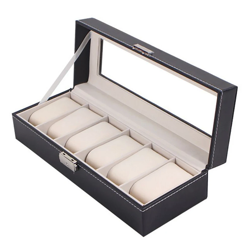 6/10/12 Slots Travel Watch Box Superior PU Leather Storage Case Display Organize
6/10/12 Slots Travel Watch Box Superior PU Leather Storage Case Display Organize