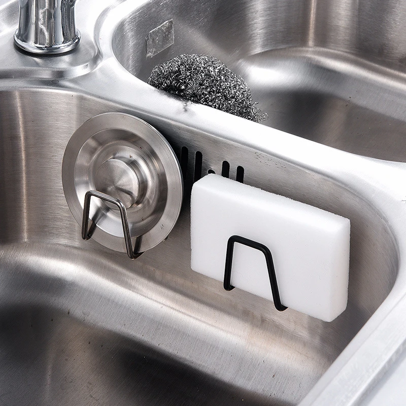 Kitchen Stainless Steel Sponge Holder Shelf Adhesive Storage Rack for Towel Rag Hanger Sink Drain Rack Bathroom Accessories
Kitchen Stainless Steel Sponge Holder Shelf Adhesive Storage Rack for Towel Rag Hanger Sink Drain Rack Bathroom Accessories