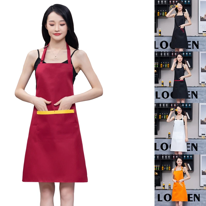 Hotel Restaurant Cooking Kitchen Cook Work Apron Bib Woman Men Cafe Shop Baking Chef Hairdresser Waiter Aprons Bibs Adjustable 
Hotel Restaurant Cooking Kitchen Cook Work Apron Bib Woman Men Cafe Shop Baking Chef Hairdresser Waiter Aprons Bibs Adjustable
