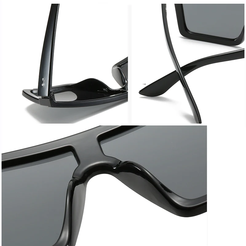 2020 NEW Male Flat Top Sunglasses Men Brand Black Square Shades UV400 Gradient Sun Glasses For Men Cool One Piece Designer UV400
2020 NEW Male Flat Top Sunglasses Men Brand Black Square Shades UV400 Gradient Sun Glasses For Men Cool One Piece Designer UV400