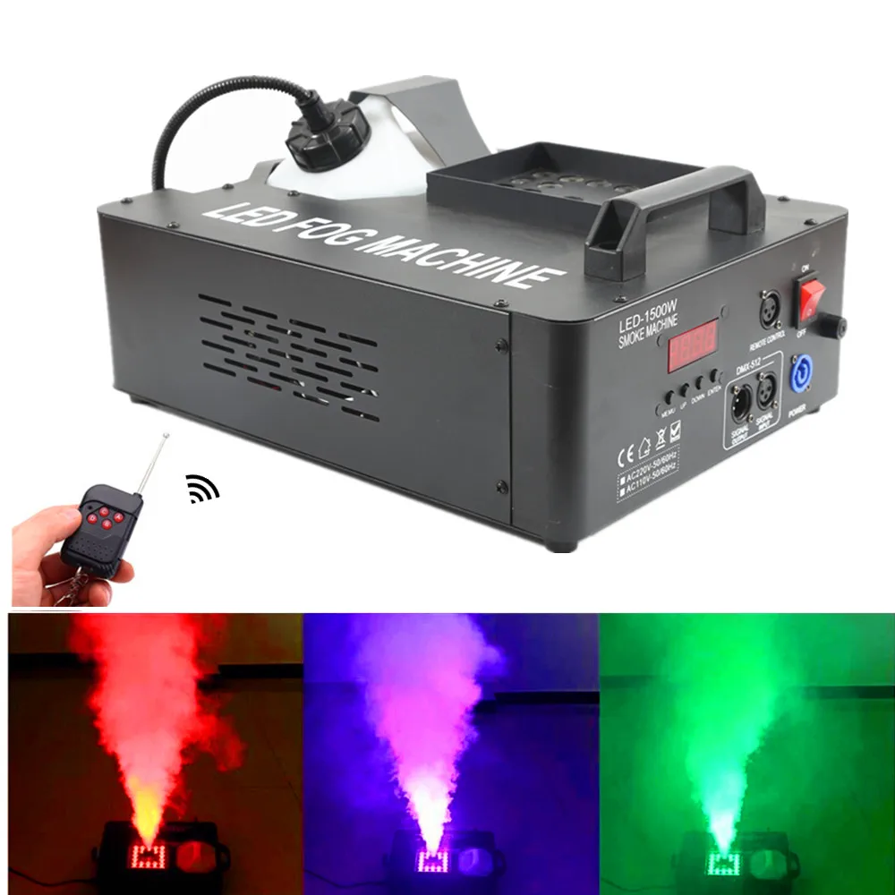 1500W Fog Machine,24x9W RGB LED Lights Pyro Vertical Smoke Machine,Remote/DMX512 Control Stage Fogger For Party Bar DJ Equipment
1500W Fog Machine,24x9W RGB LED Lights Pyro Vertical Smoke Machine,Remote/DMX512 Control Stage Fogger For Party Bar DJ Equipment