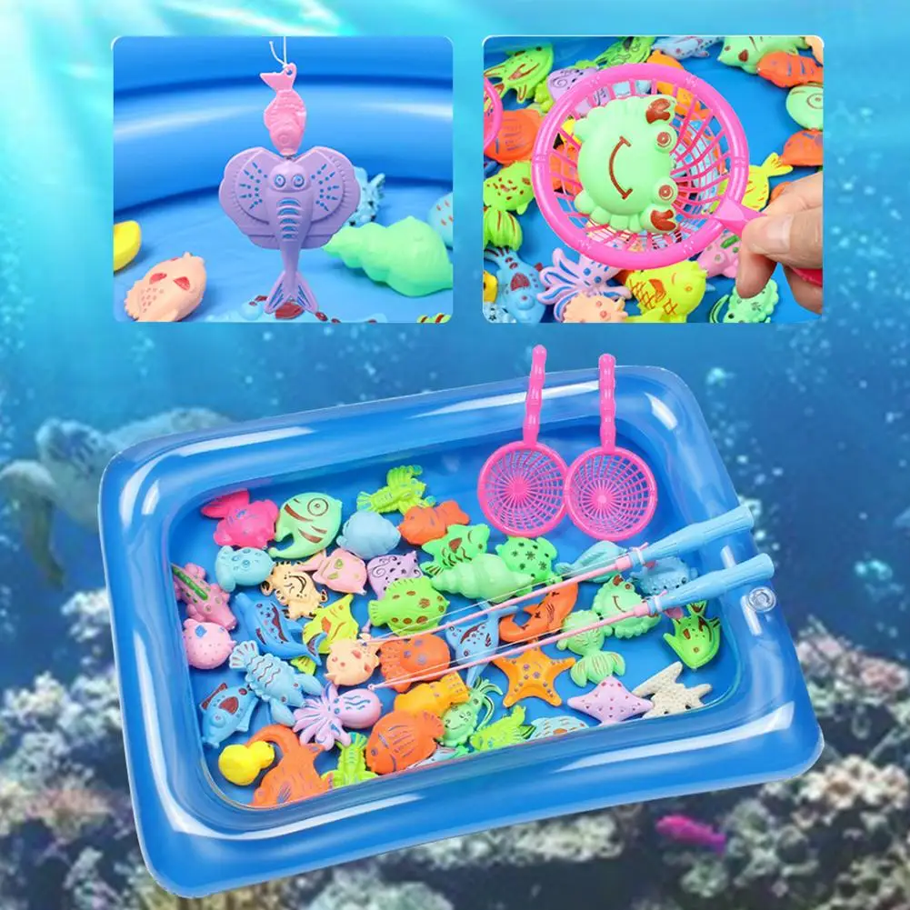 Magnetic Fishing Toys Children's Magnetic Fishing Game Parent-child Interactive Toys Fun Safe Inflatable Toddler Water Toy
Magnetic Fishing Toys Children's Magnetic Fishing Game Parent-child Interactive Toys Fun Safe Inflatable Toddler Water Toy