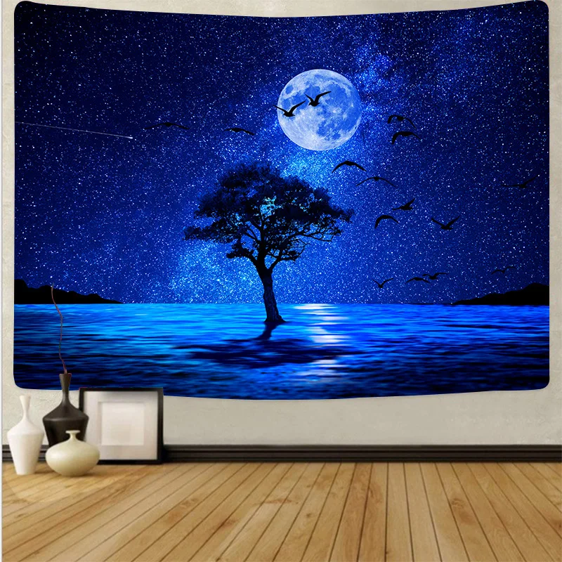 starry moon tapestry tree wall hanging blanket psychedelic wall carpet trippy tapestry hanging cloth wall decor
starry moon tapestry tree wall hanging blanket psychedelic wall carpet trippy tapestry hanging cloth wall decor