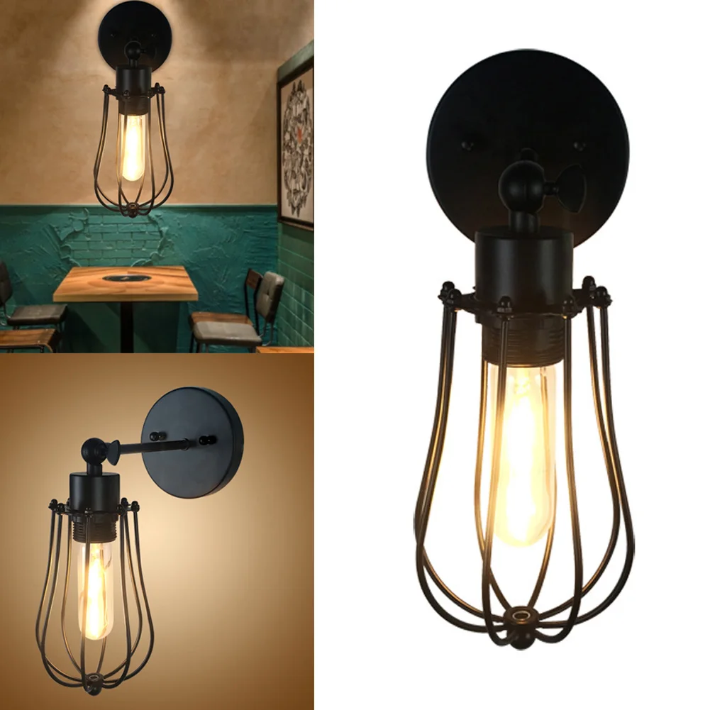 Wire Cage Wall Sconces Light Lamp Metal Shade Vintage for Home Bedroom Bedside XH8Z
Wire Cage Wall Sconces Light Lamp Metal Shade Vintage for Home Bedroom Bedside XH8Z