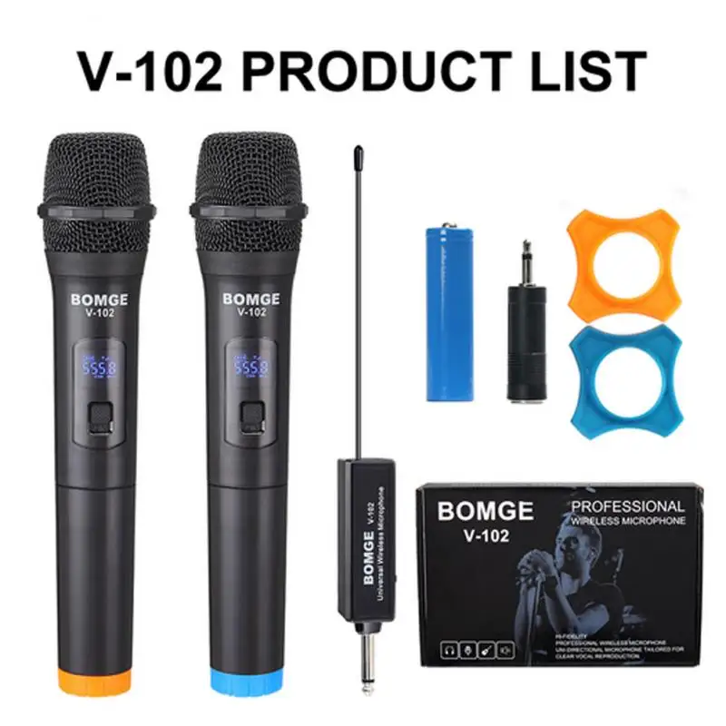 Universal UHF Wireless Microphone Recording Karaoke Handheld With Rechargeable Lithium Battery Receiver Outdoor Live Broadcast
Universal UHF Wireless Microphone Recording Karaoke Handheld With Rechargeable Lithium Battery Receiver Outdoor Live Broadcast