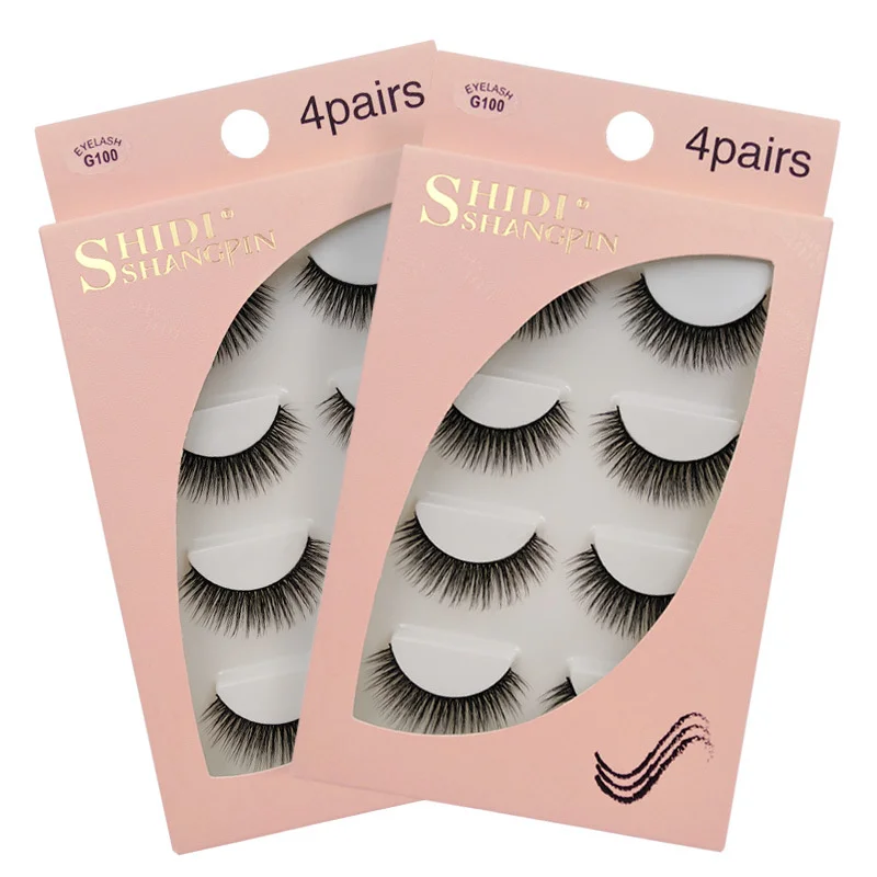 New 4 Pairs 3D Mink False Eyelashes Handmade Natural Waterproof Fake Lashes Reusable Faux Eyelash Beauty Cosmetic Tool Wholesale
New 4 Pairs 3D Mink False Eyelashes Handmade Natural Waterproof Fake Lashes Reusable Faux Eyelash Beauty Cosmetic Tool Wholesale