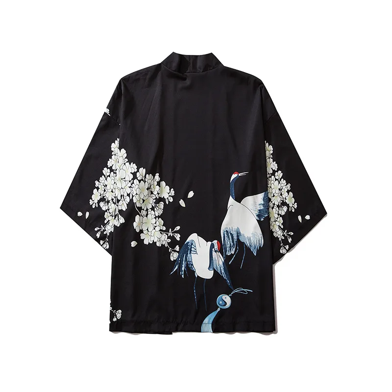 Oriental Samurai Style Japanese Streetwear Yukata Kimono Men Women Cardigan японская одежда Traditional Clothes японский стиль
Oriental Samurai Style Japanese Streetwear Yukata Kimono Men Women Cardigan японская одежда Traditional Clothes японский стиль