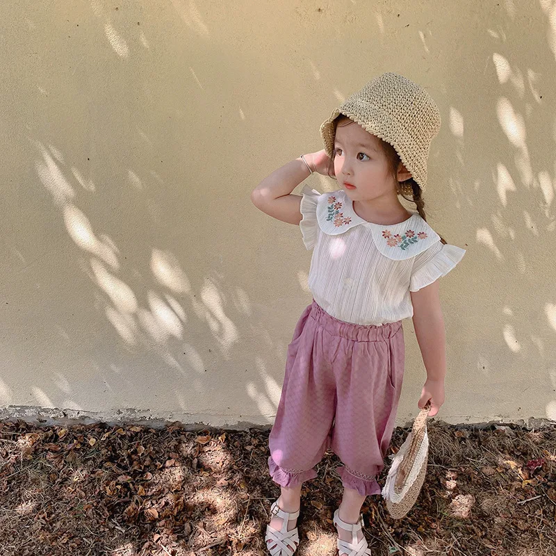 2021 Summer Children's Clothes Special Fabric Embroidered Lapel Korean Fashion Joker Shirt Baby Girls Top
2021 Summer Children's Clothes Special Fabric Embroidered Lapel Korean Fashion Joker Shirt Baby Girls Top