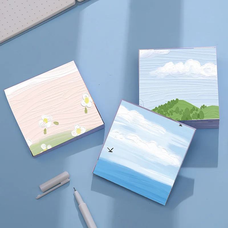korean cute custom label sticker memo pad aesthetic bullet journal scrapbooking sticky notes Creative landscape Desk organizer
korean cute custom label sticker memo pad aesthetic bullet journal scrapbooking sticky notes Creative landscape Desk organizer