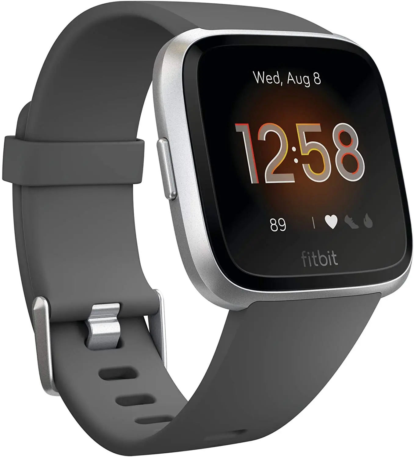 

Умные часы Fitbit Versa Lite, уголь/серебристый алюминий, один размер (S & L ремешки входят в комплект)